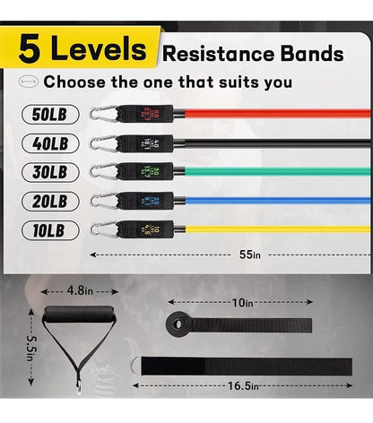 RUN Resistance Band Set for Heavy Workout